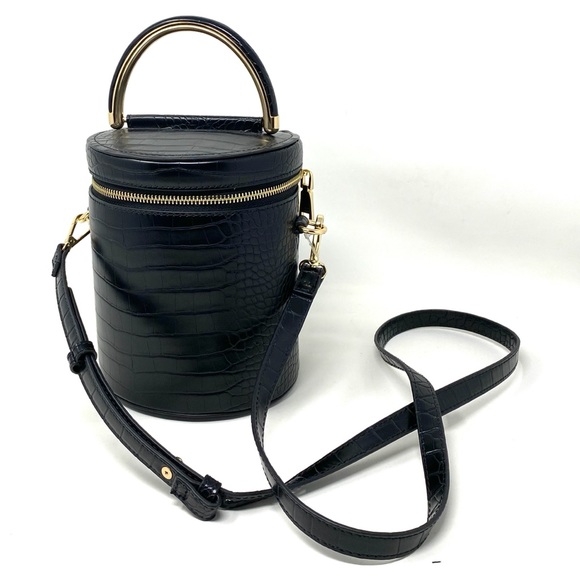 I.N.C International Concepts Women’s Satchel Bag Black Gator